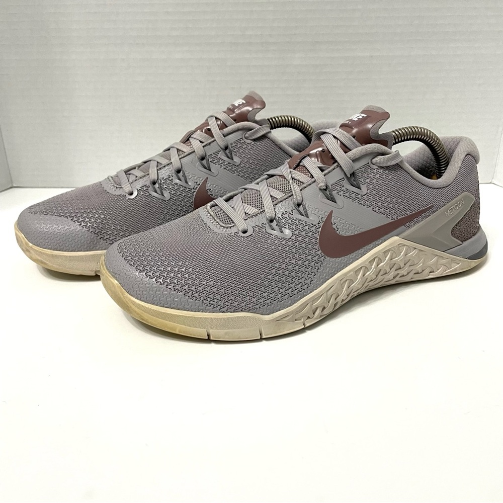 Nike Women’s Athletic Shoes Gray with Brown Swoosh